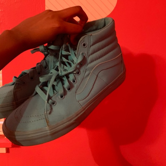 Blue High Top Vans - Picture 3 of 4